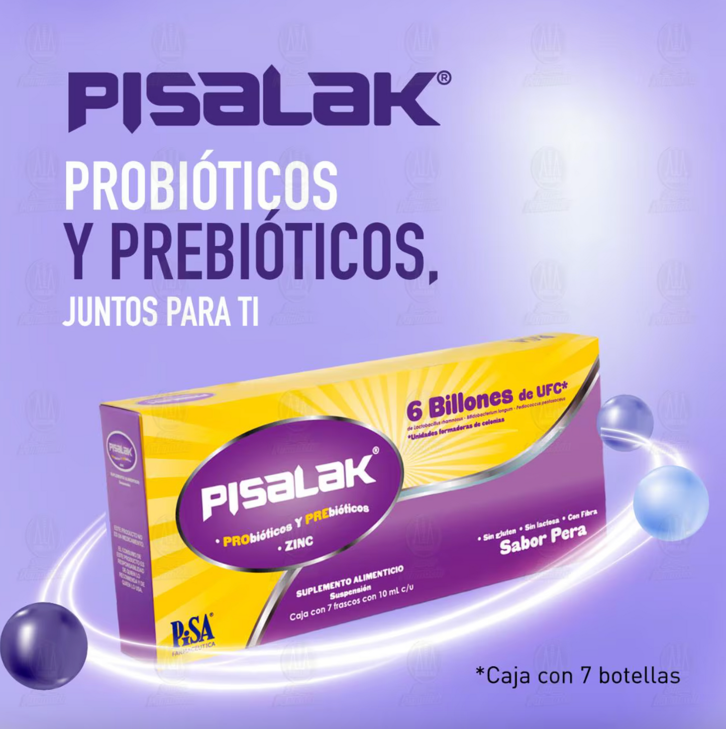 Pisalak Probióticos con 6 Billones UFC 7 unidades