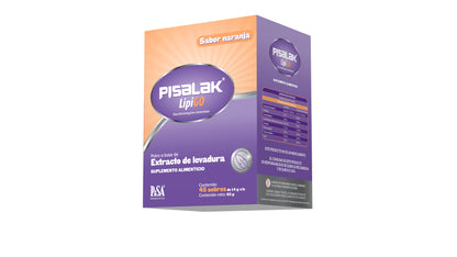 Pisalak Lipigo Suplemento Alimenticio Con Extracto De Levadura Para Control De Peso 45 Sobres