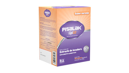 Pisalak Lipigo Suplemento Alimenticio Con Extracto De Levadura Para Control De Peso 45 Sobres